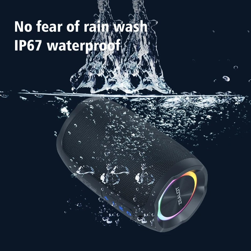 Zealot S49 20W Portable Bluetooth Speaker with 360° Sound