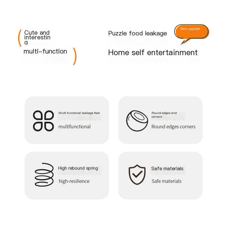 Cat Toy Leaky Ball (Single Piece)